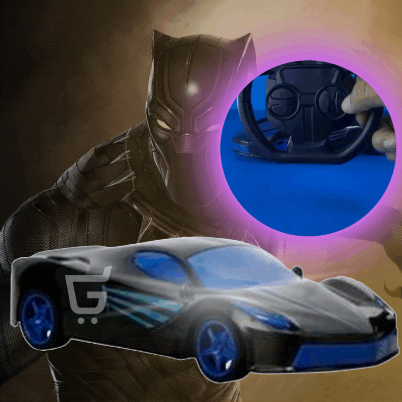 🐈⬛Carro Control Remoto De Velocidad Pantera Negra Original 🏎️