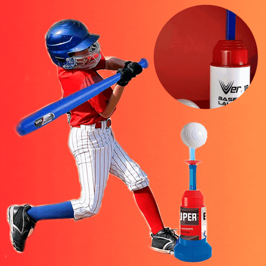 ⚾ Set De Baseball Beisbol Infantil Bate Pelotas Y Lanzador 🏏