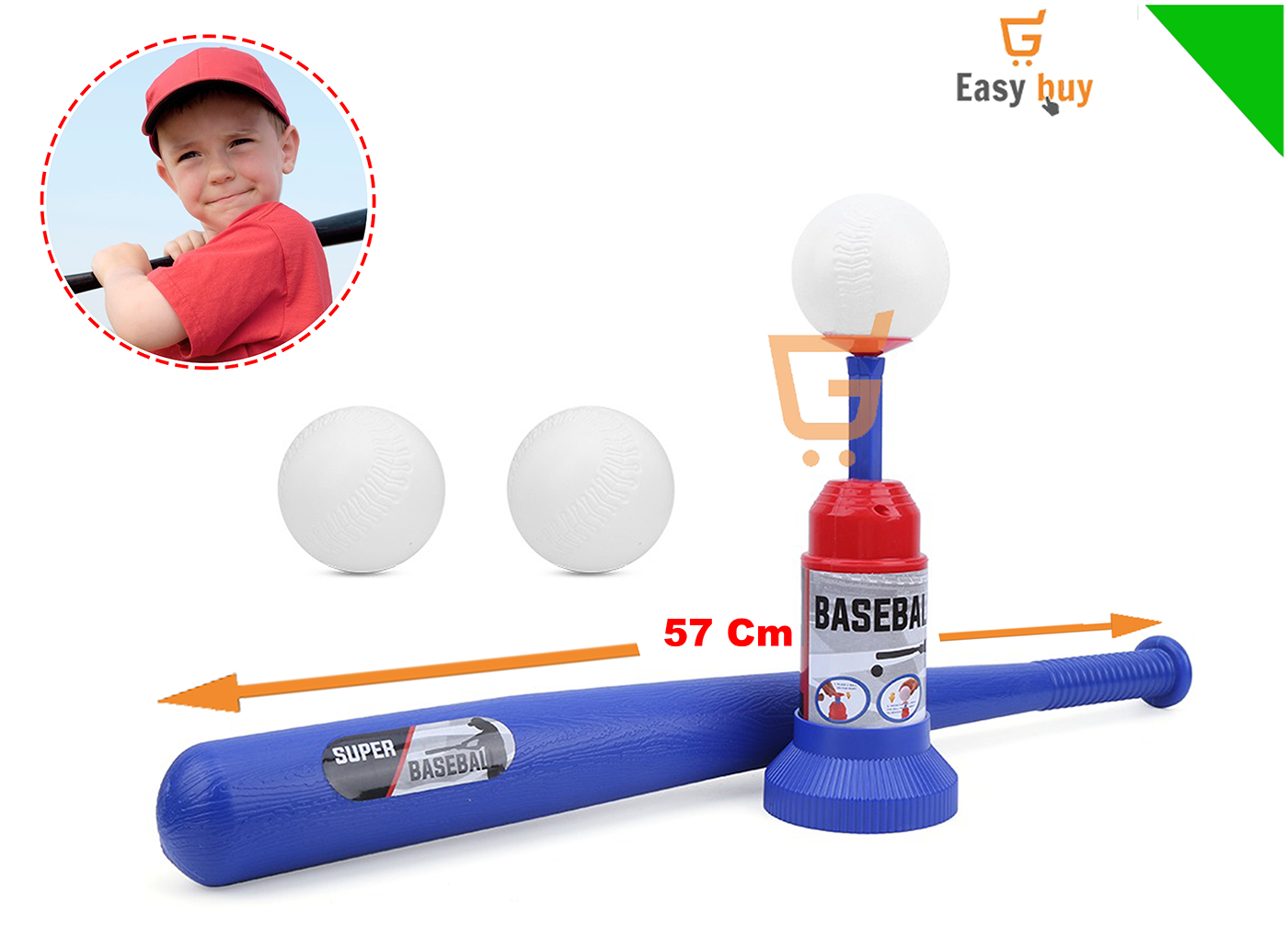 ⚾ Set De Baseball Beisbol Infantil Bate Pelotas Y Lanzador 🏏